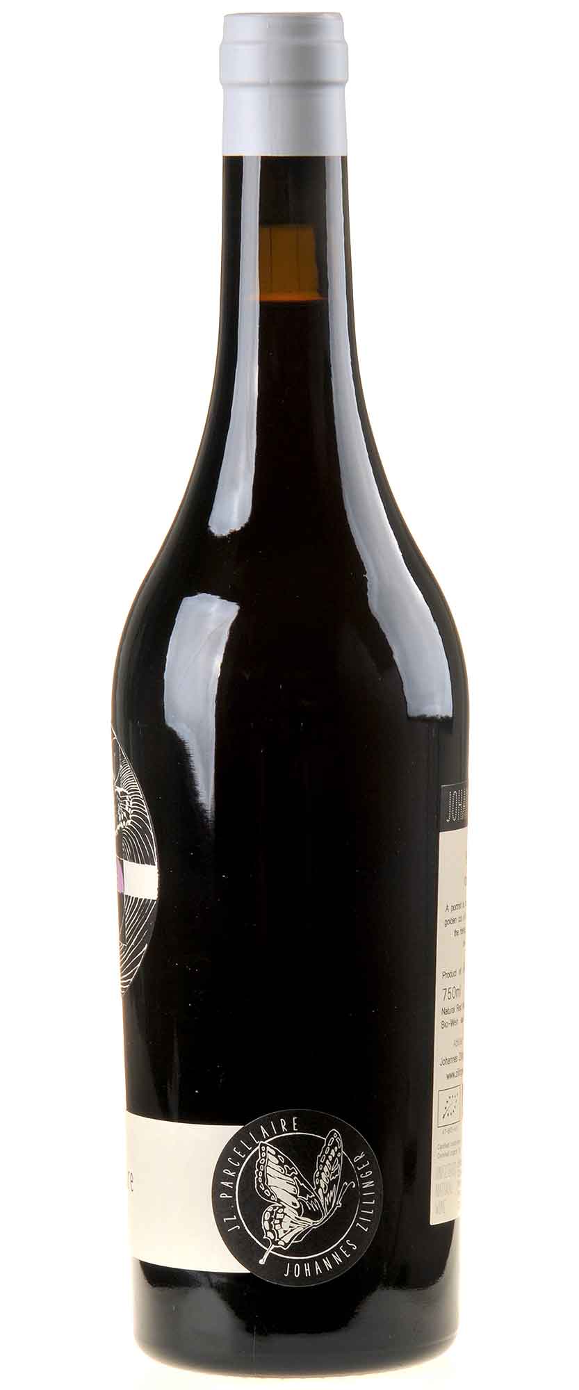 Johannes Zillinger PARCELLAIRE rouge #1 Bio 2021 Seitenetikett