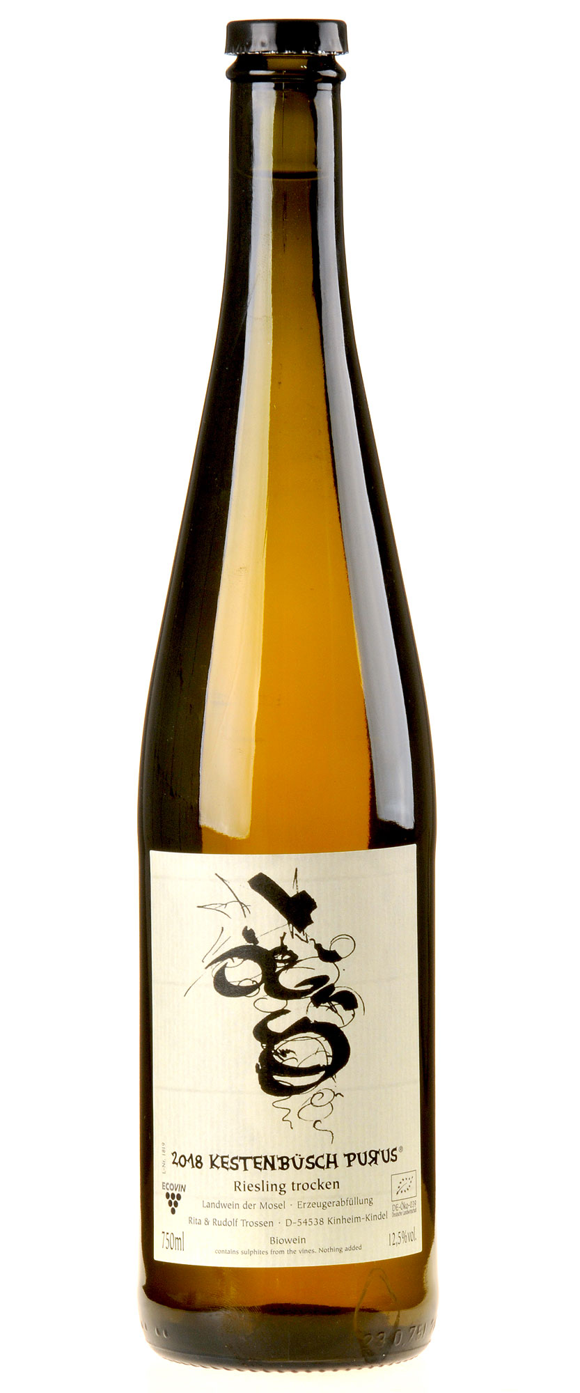 Weingut Rita & Rudolf Trossen Kestenbüsch Riesling trocken Bio 2018