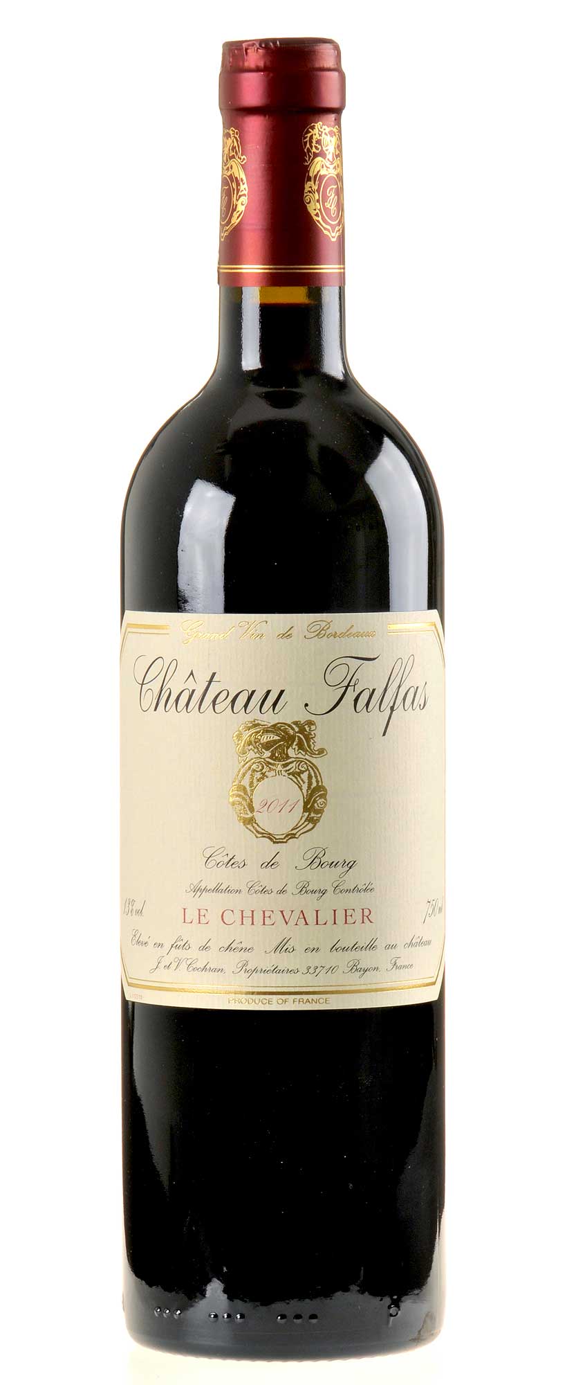 Château Falfas Le Chevalier Côtes de Bourg 2011