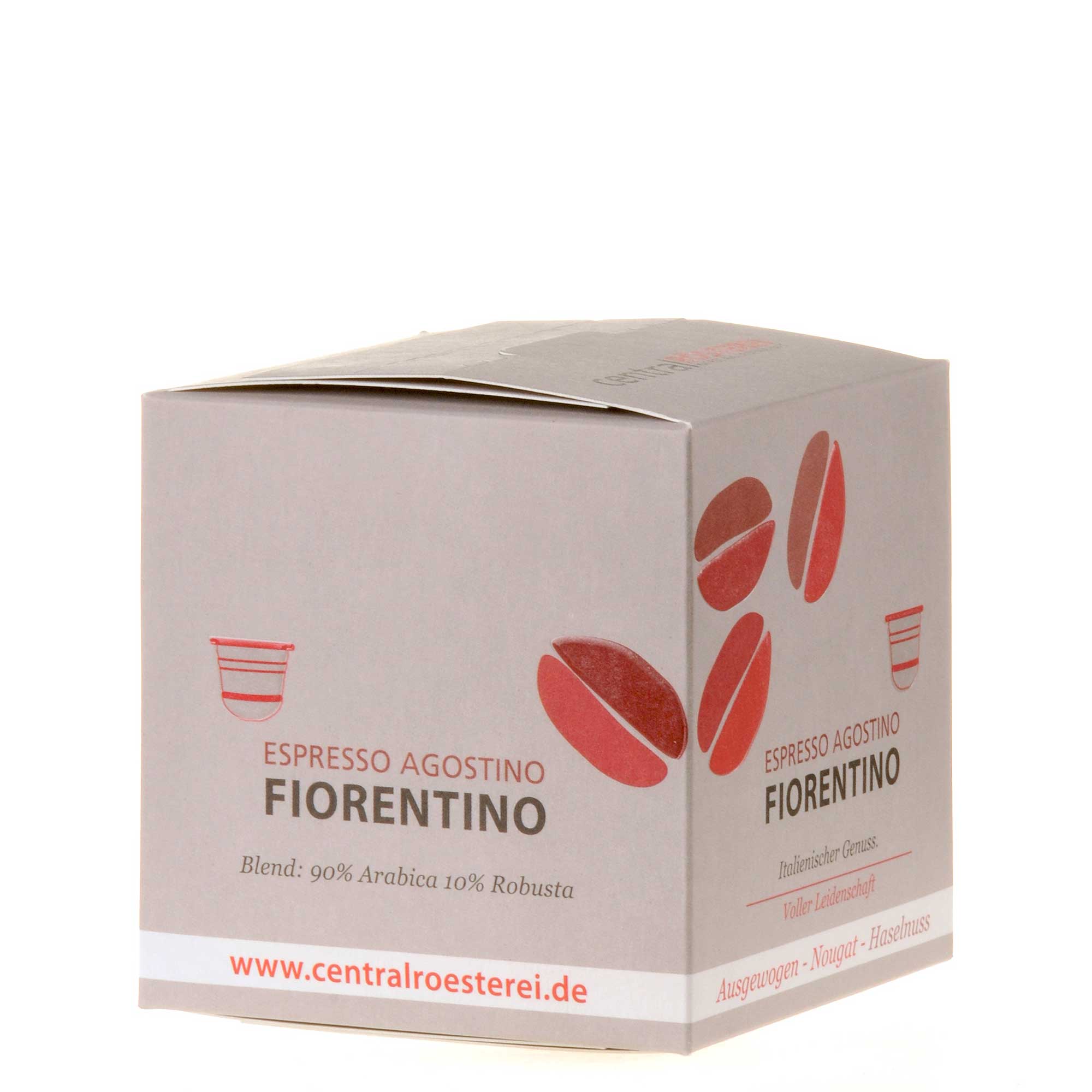 CentralRösterei Kaffeekapseln Fiorentino links