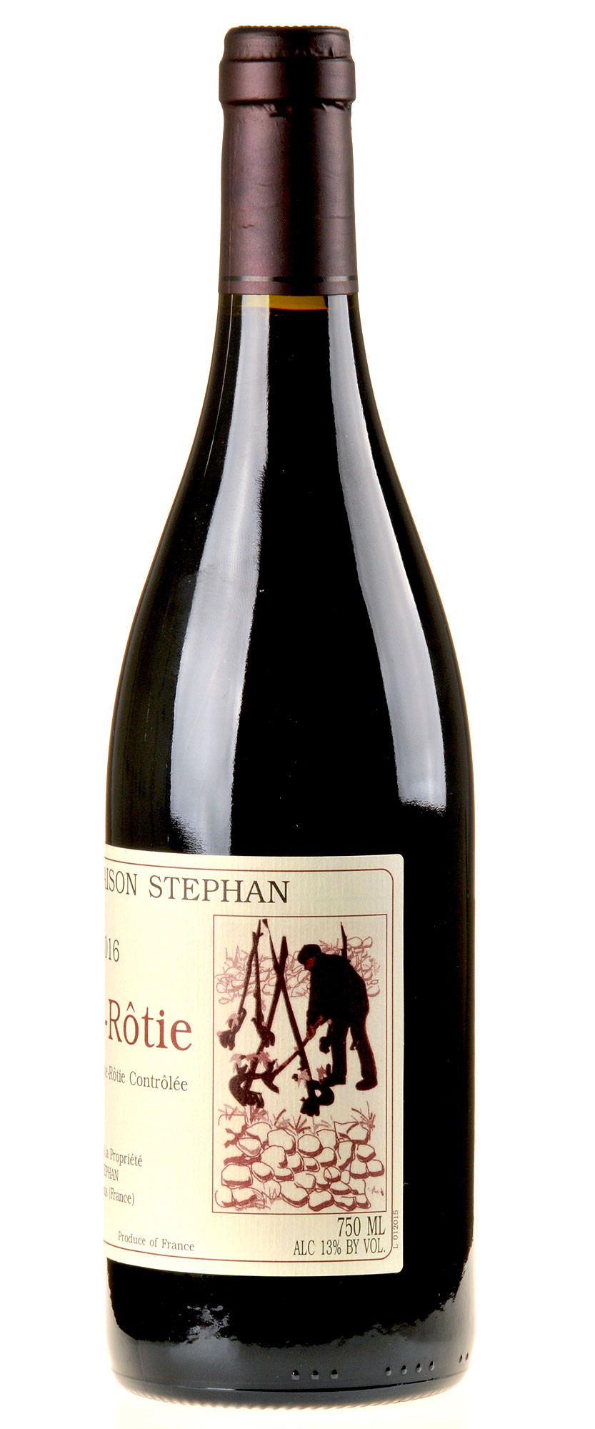 Maison Stephan Côte-Rôtie 2016 Rücketikette