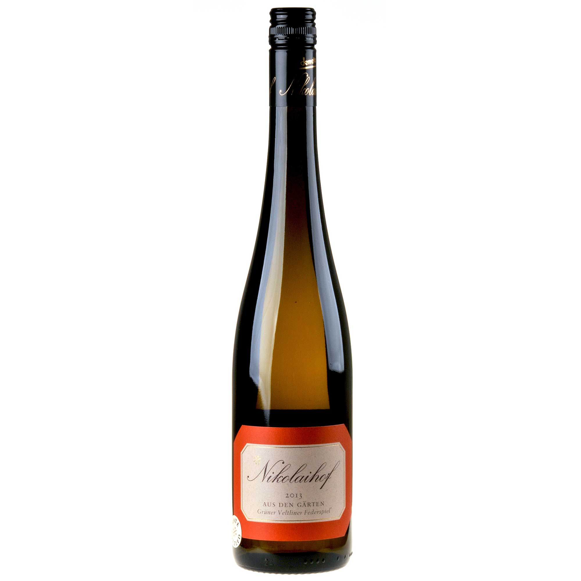 Nikolaihof Grüner Veltliner Aus den Gärten Federspiel late bottled 2013
