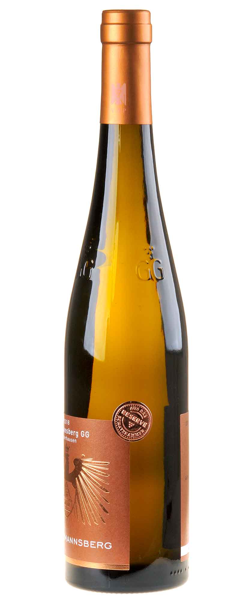 Gut Hermannsberg Riesling Hermannsberg GG Reserve 2018 Seitenetikett