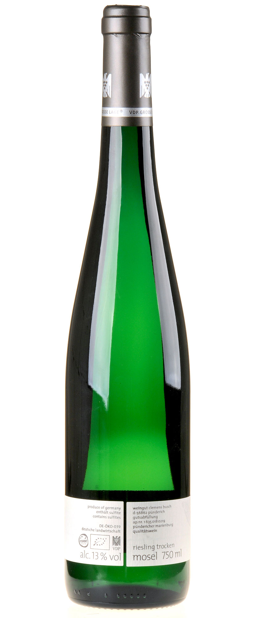Clemens Busch Riesling Marienburg "Felsterrasse" Grosse Lage Bio 2017 Rücketikette