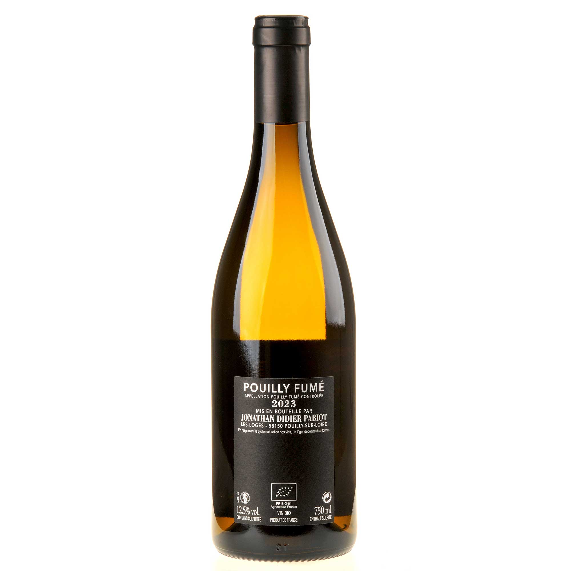Domaine Jonathan Didier Pabiot Léon Pouilly Fumé Bio 2023 Rücketikett