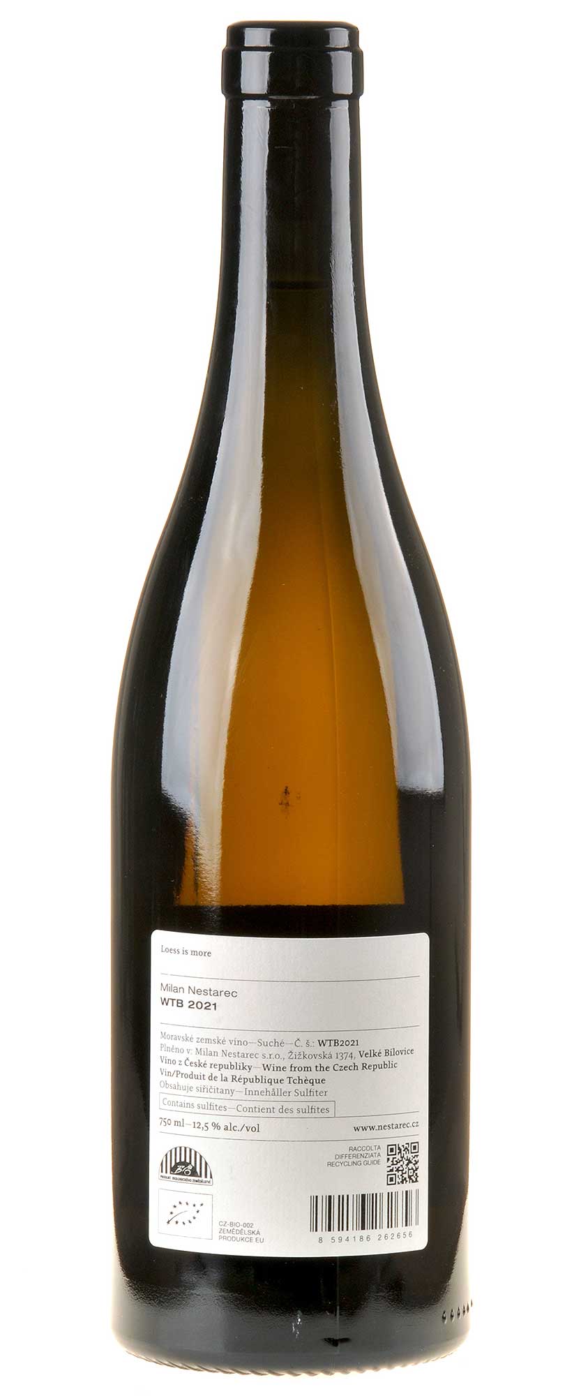 Bild Milan Nestarec G & T 2021 Rücketikett