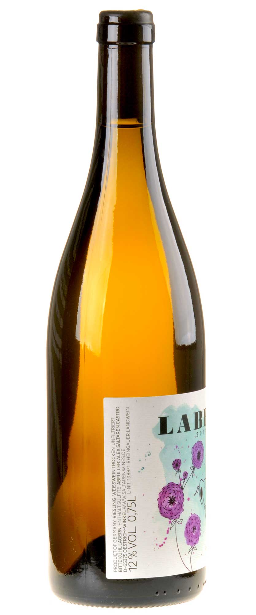 Saltaren Wines Labeja Riesling 2019 Rücketikett