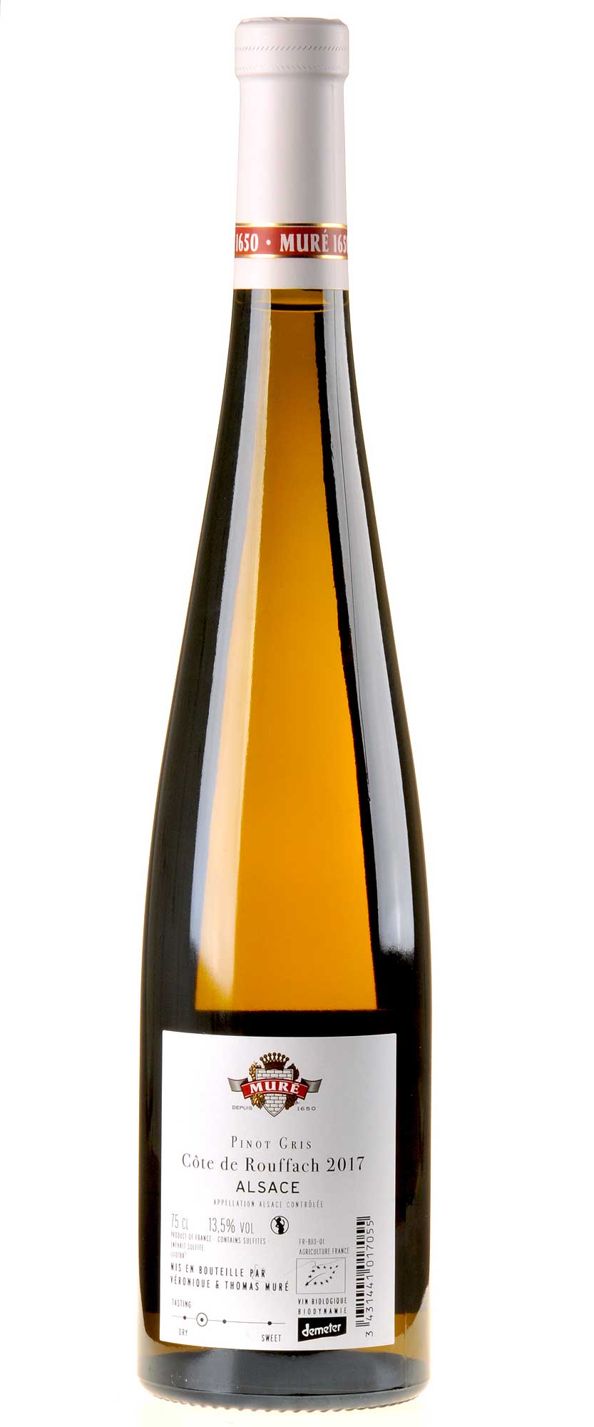 Domaine Muré - Domaine Clos St Landelin Pinot Gris Côte de Rouffach Bio Rücketikett
