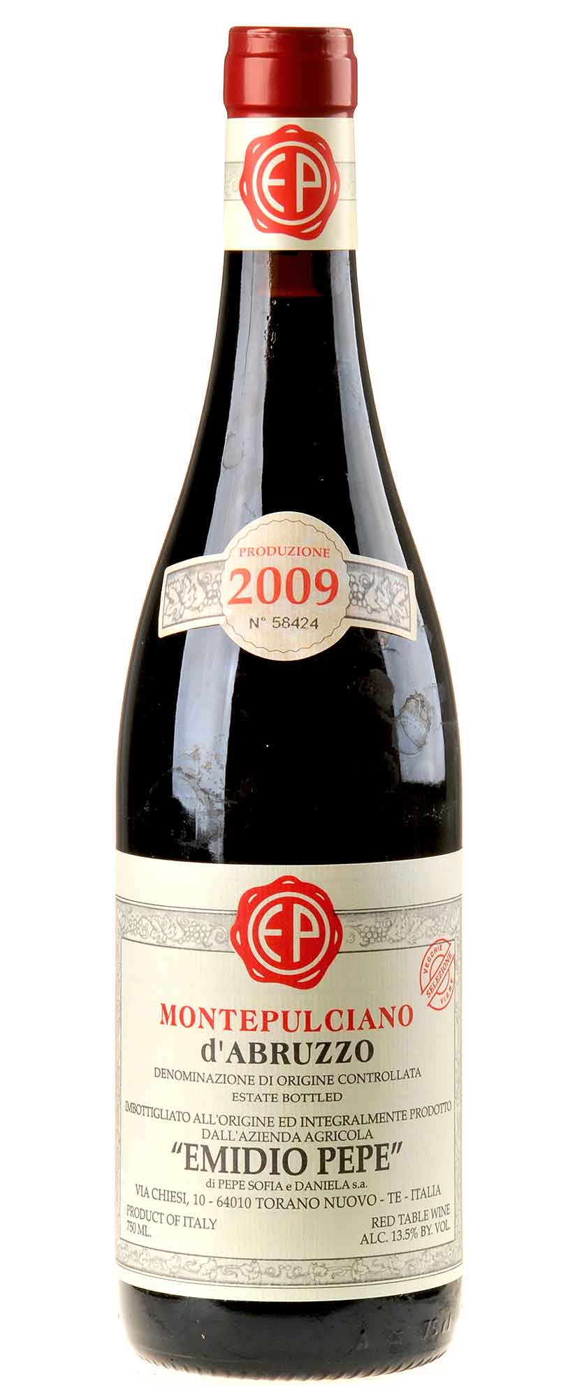 Emidio Pepe Montepulciano d'Abruzzo Selezione VV Bio