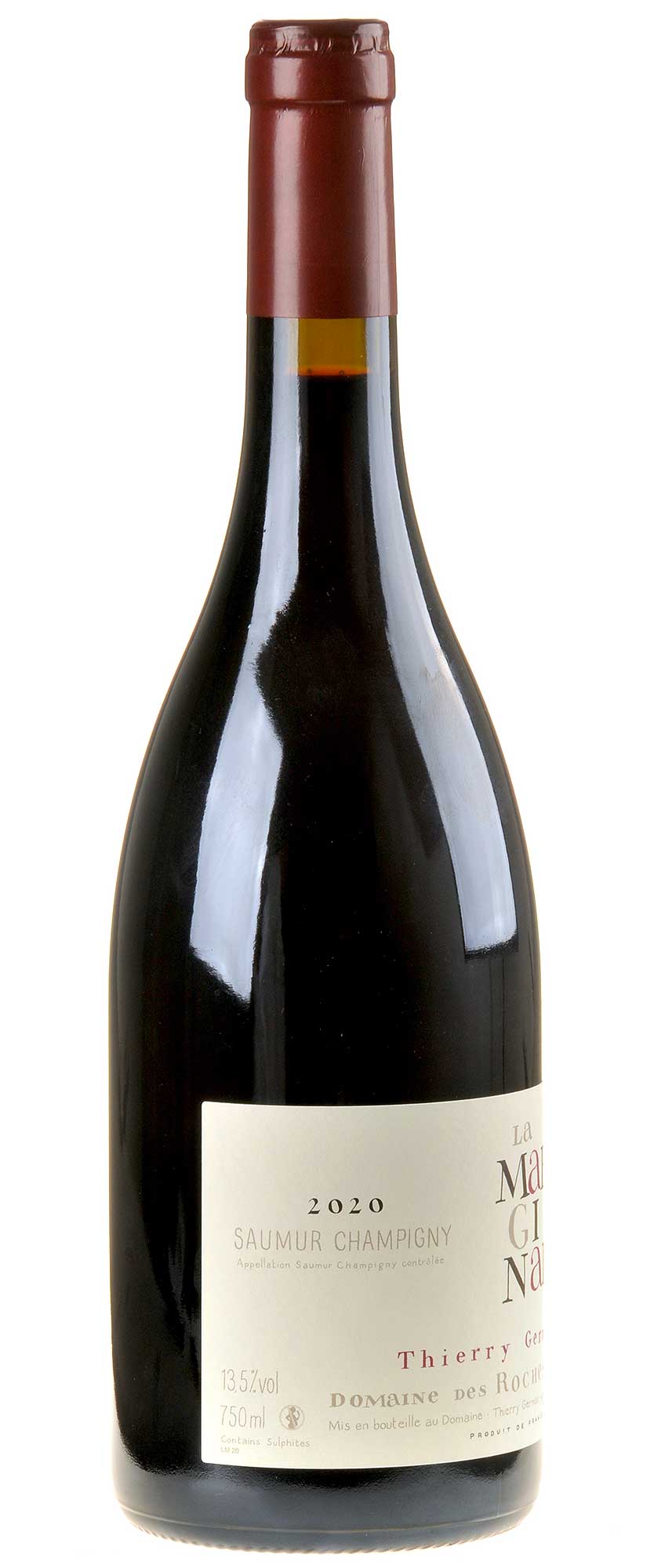 Domaine des Roches Neuves La Marginale Saumur Champigny Bio 2020 Weitenetikett