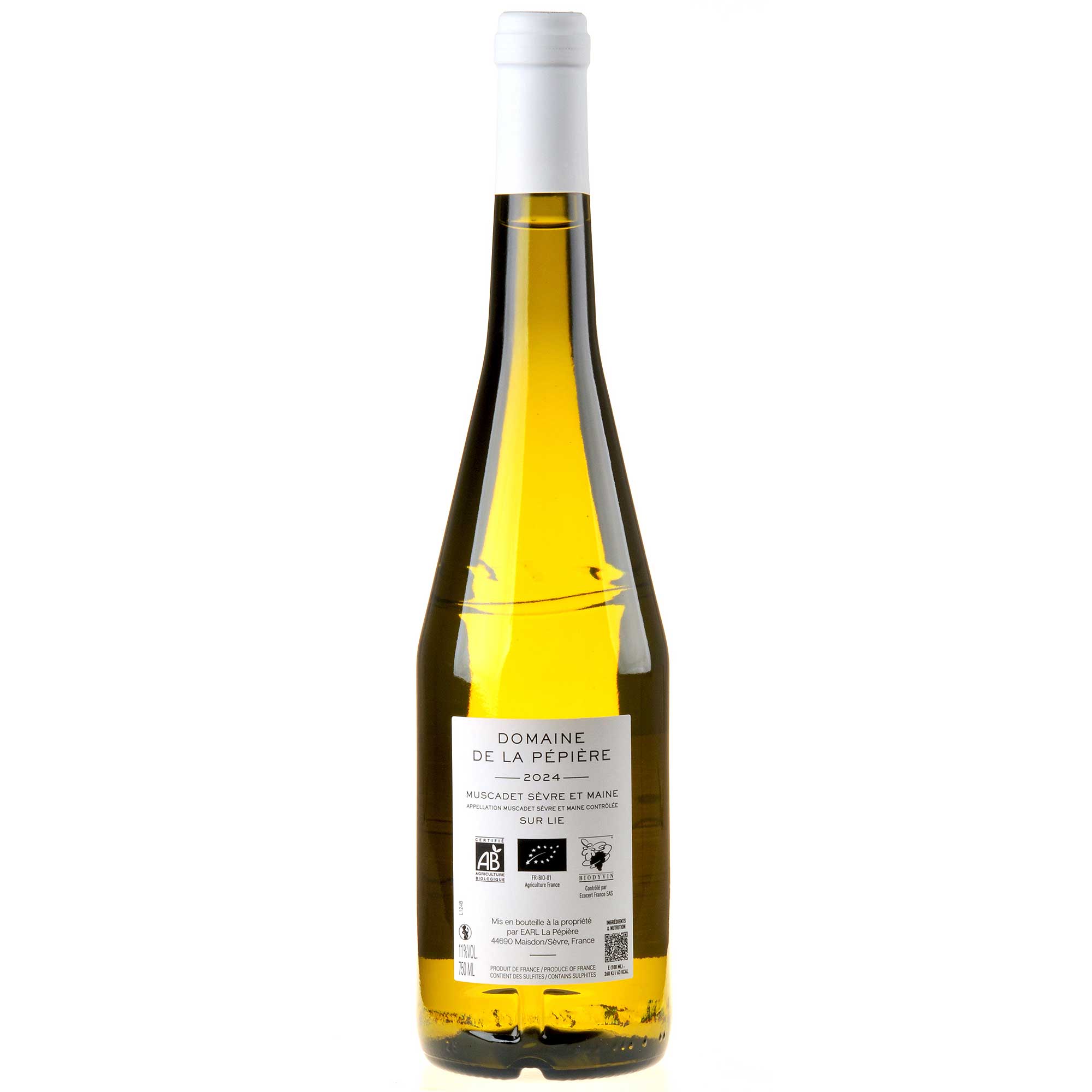 Domaine de la Pépière Muscadet Sèvre-et-Maine sur lie 2024 Ruecketikett
