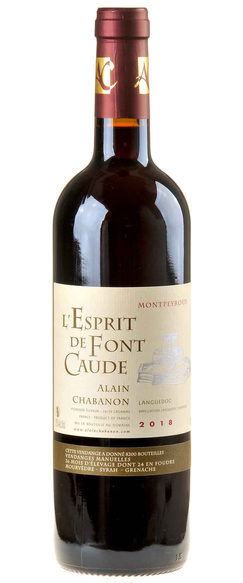 Domaine Alain Chabanon L'Esprit de Font Caude Bio 2018