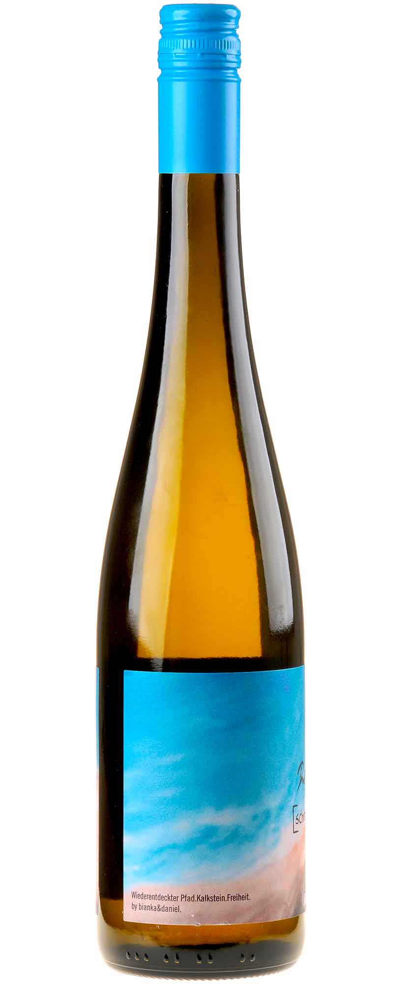 Weingut Bianka und Daniel Schmitt Riesling Natur Bio 2022 Seitenetikett