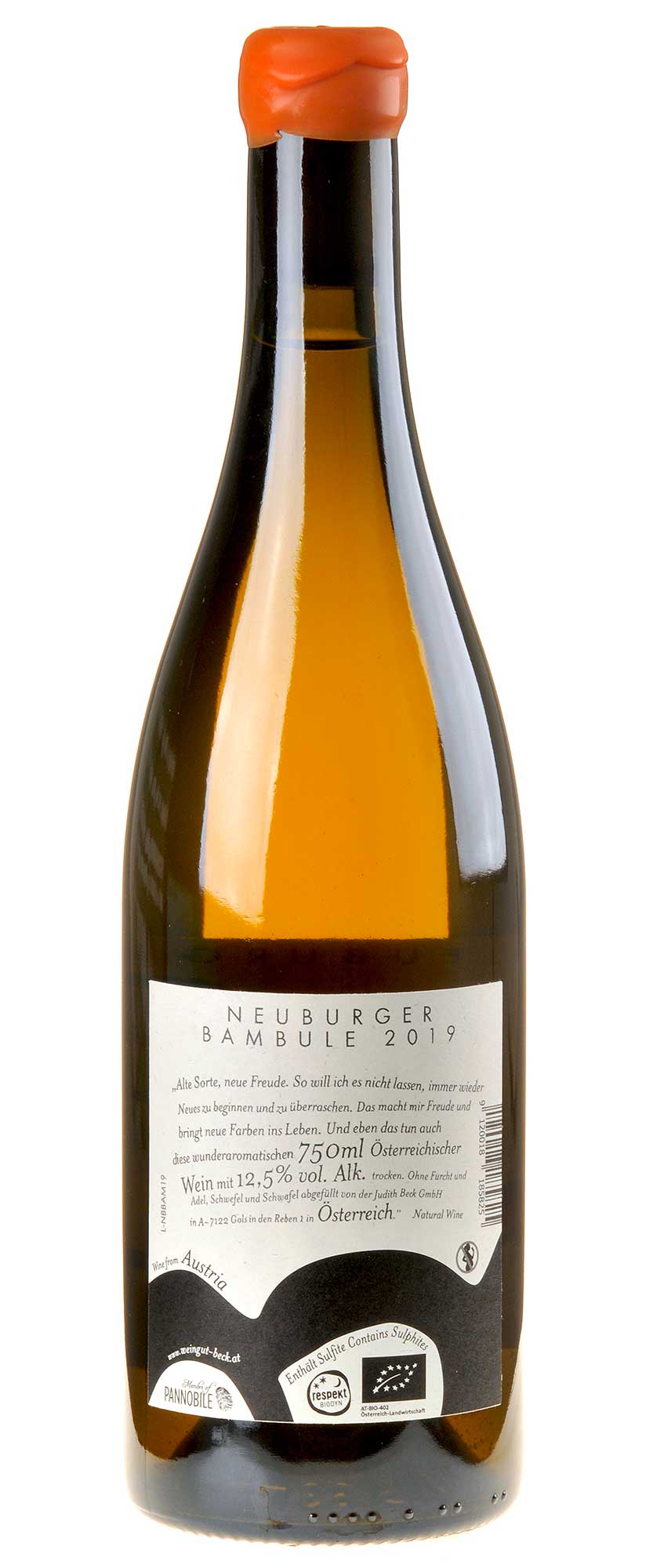 Judith Beck Neuburger Bambule Bio 2019 Rücketikette