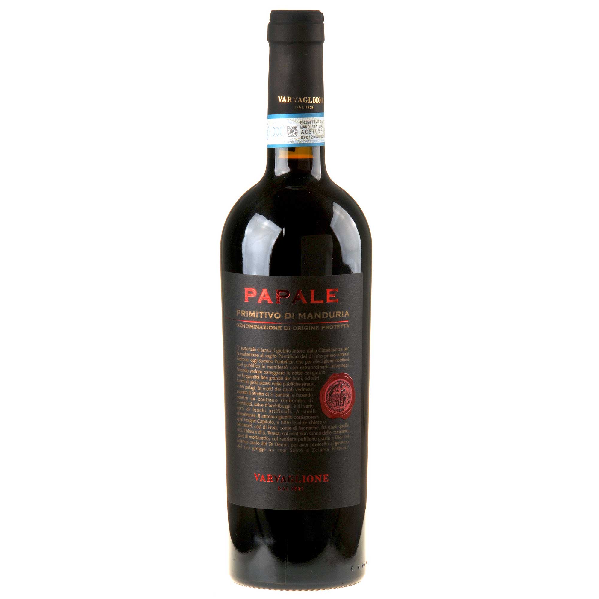 Bild Varvaglione Papale Primitivo di Manduria 2023