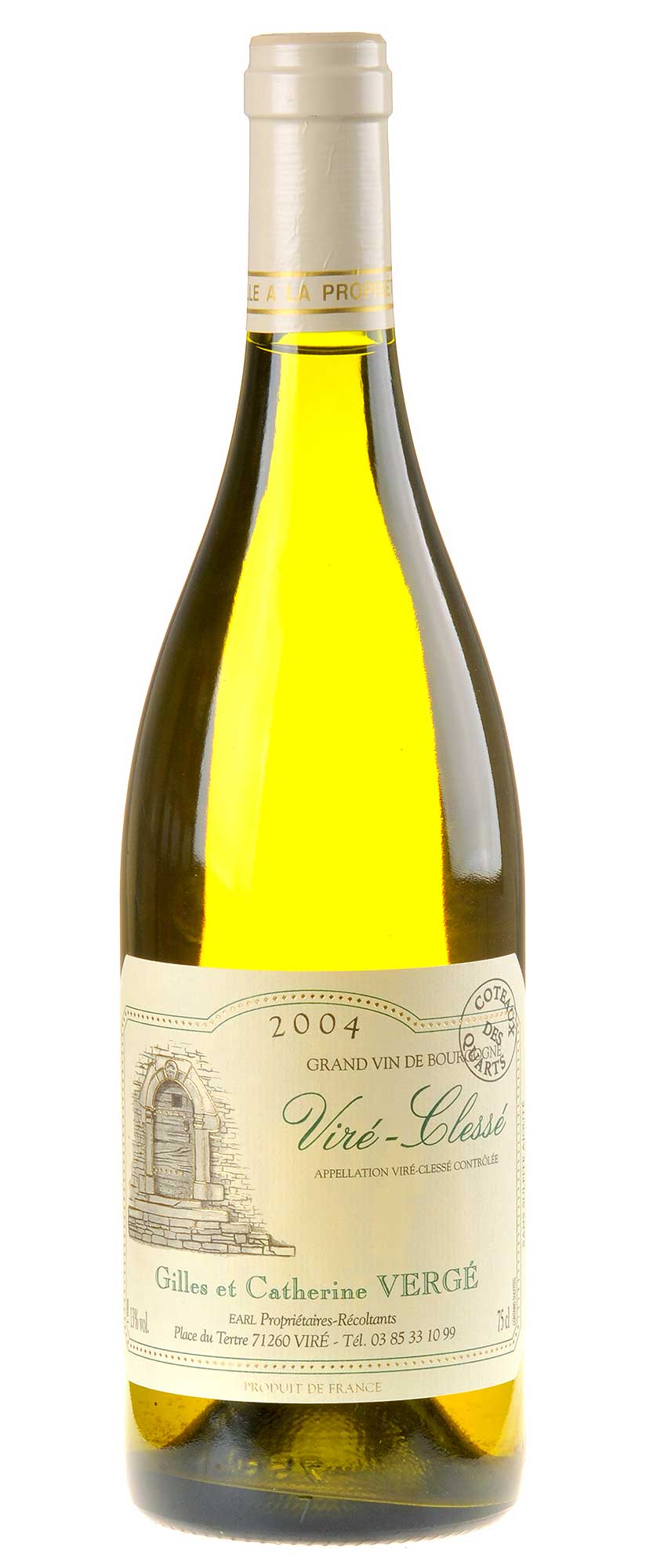 Gilles & Catherine Vergé Viré-Clessé Coteaux des Quarts 2004