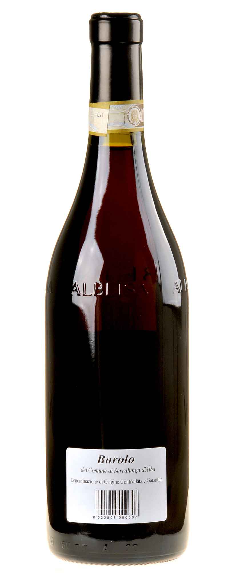 Negro Angelo e Figli Barolo Serralunga d'Alba DOCG 2018 Rücketikett