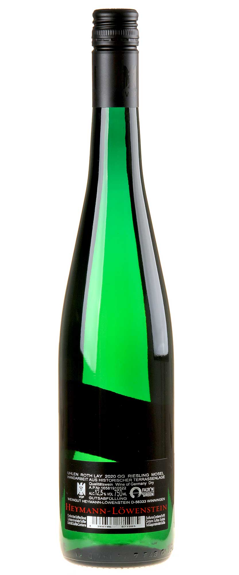 Heymann-Löwenstein Riesling Uhlen Roth Lay Großes Gewächs 2020 Rücketikett