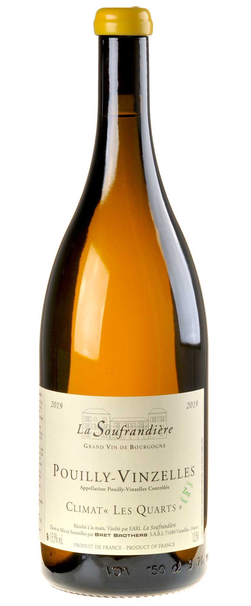Bret Brothers & La Soufrandière Pouilly-Vinzelles "Les Quarts" ZEN Magnum Bio 2019