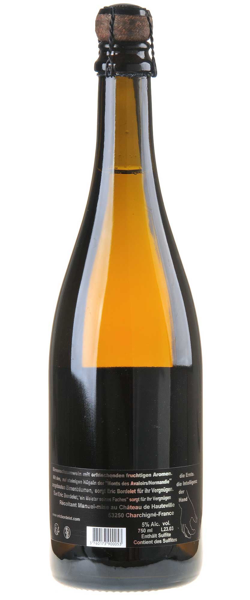 Domaine Eric Bordelet Poiré Authentique Rücketikett