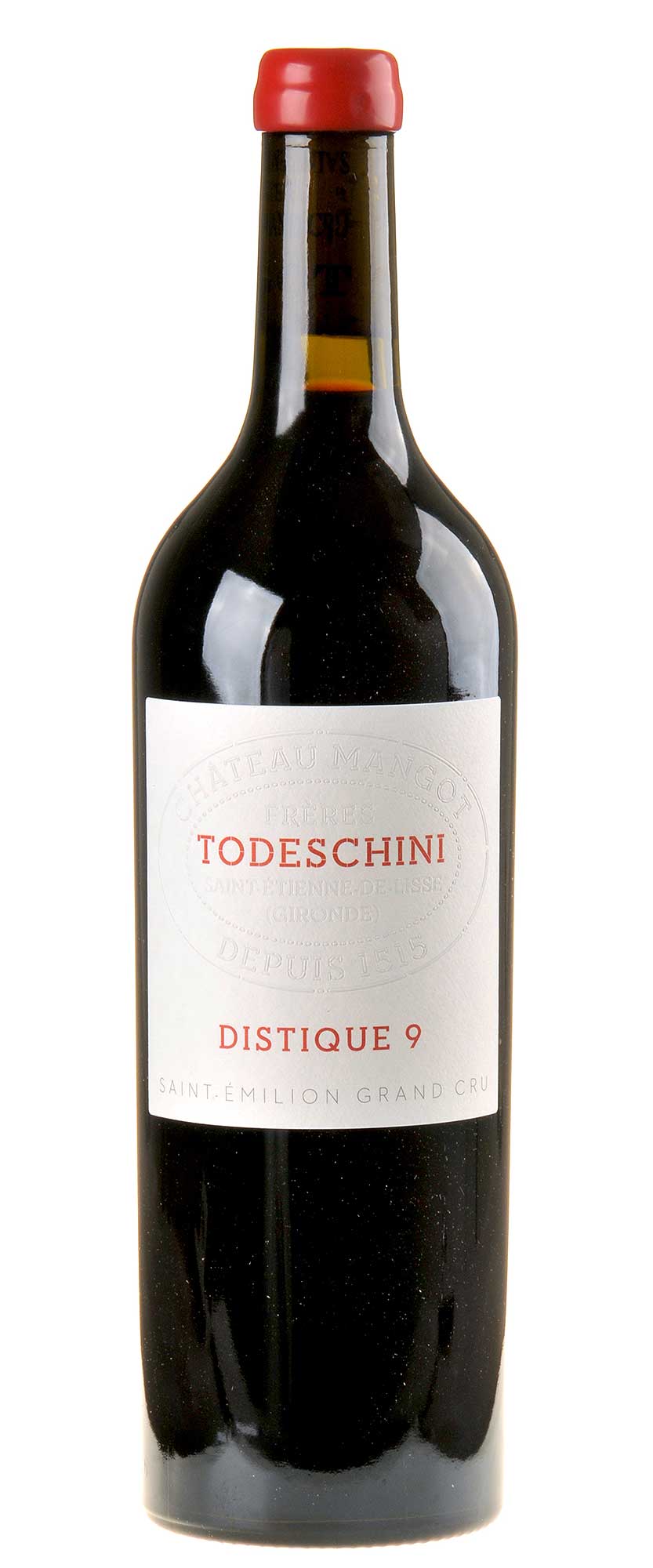Château Mangot TODESCHINI Distique 9 Saint-Émilion Grand Cru 2016
