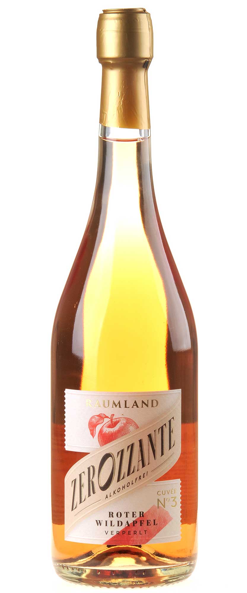 Bild Sekthaus Raumland Zerozzante - Cuvée No. 3 Rotfleischige Äpfel alkoholfrei
