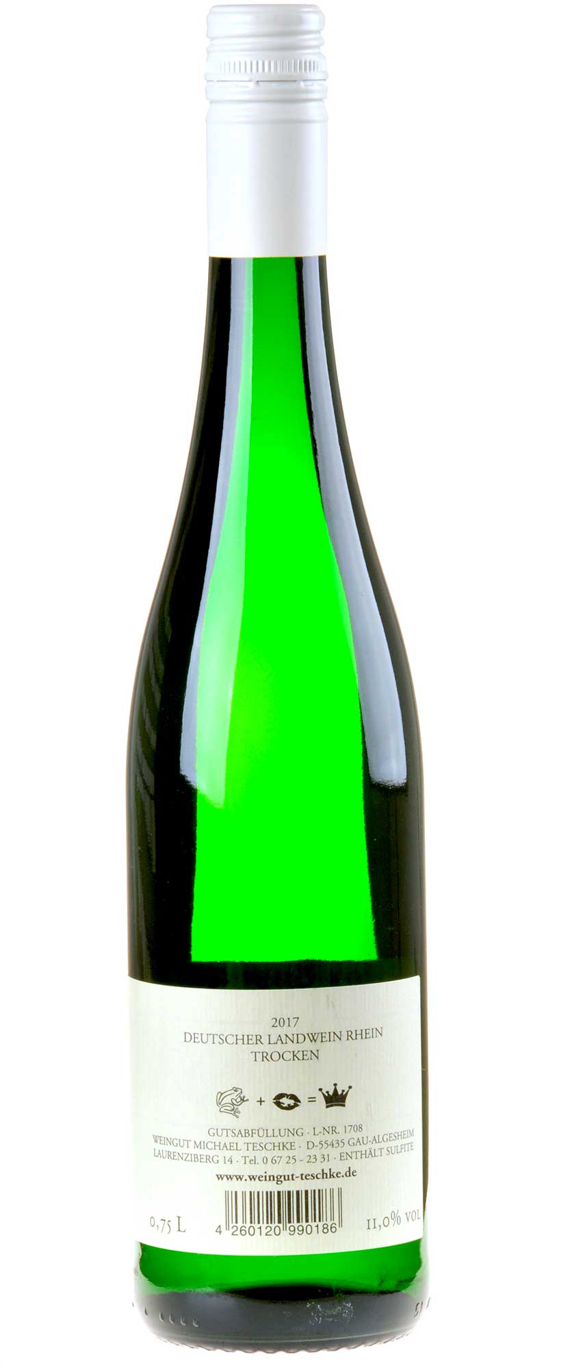 Michael Teschke Sylvaner OHNE GRENZEN 2017 Rücketikette