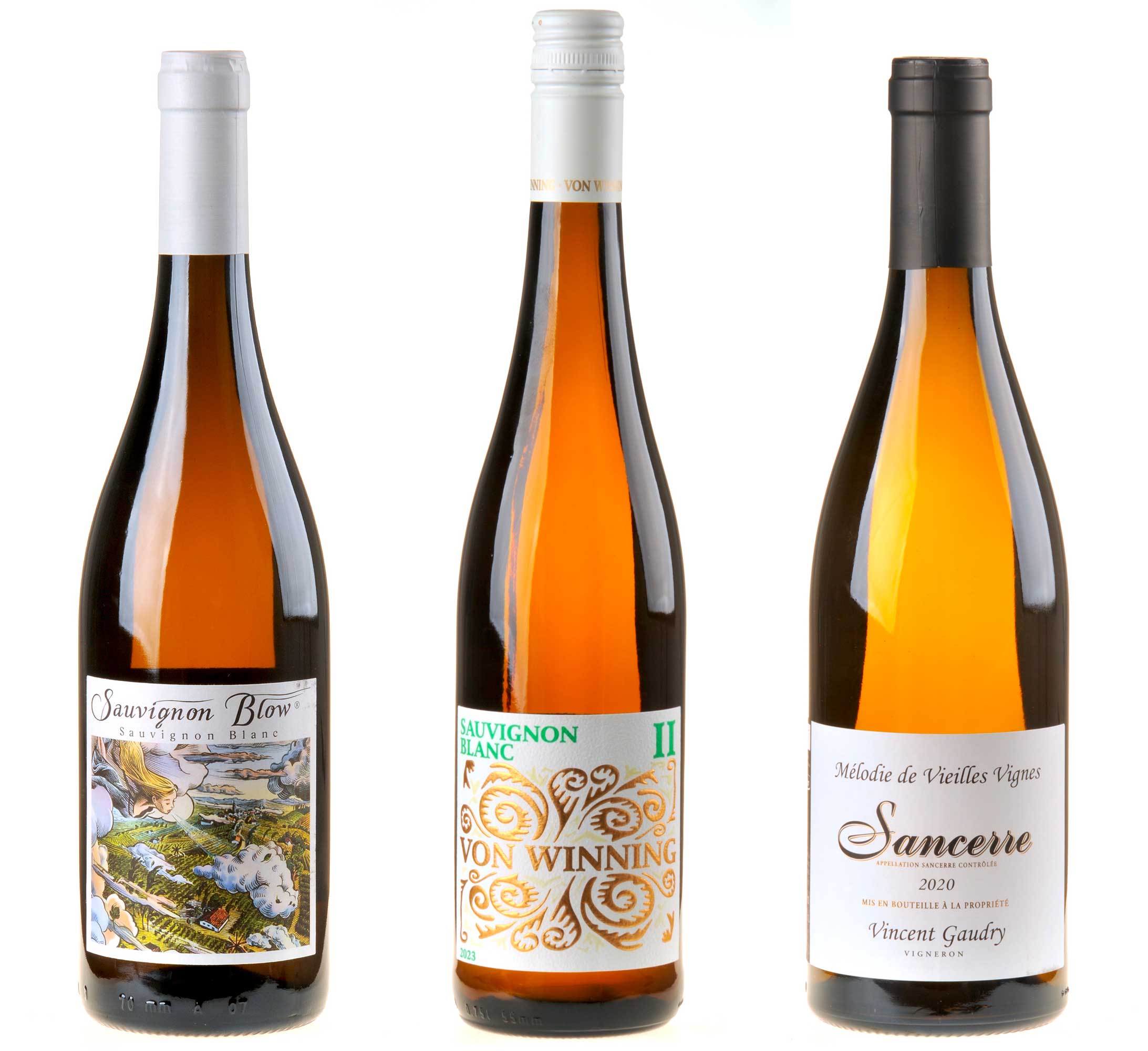 3er-Weinpaket Aha-Erlebnis im Glas zum vinocentral-Livestream 3 Gläser: Sauvignon Blanc II