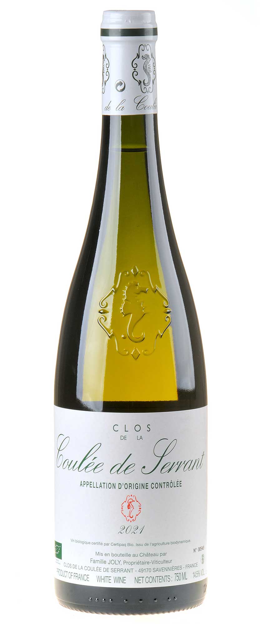 Nicolas Joly Coulée de Serrant Bio 2021