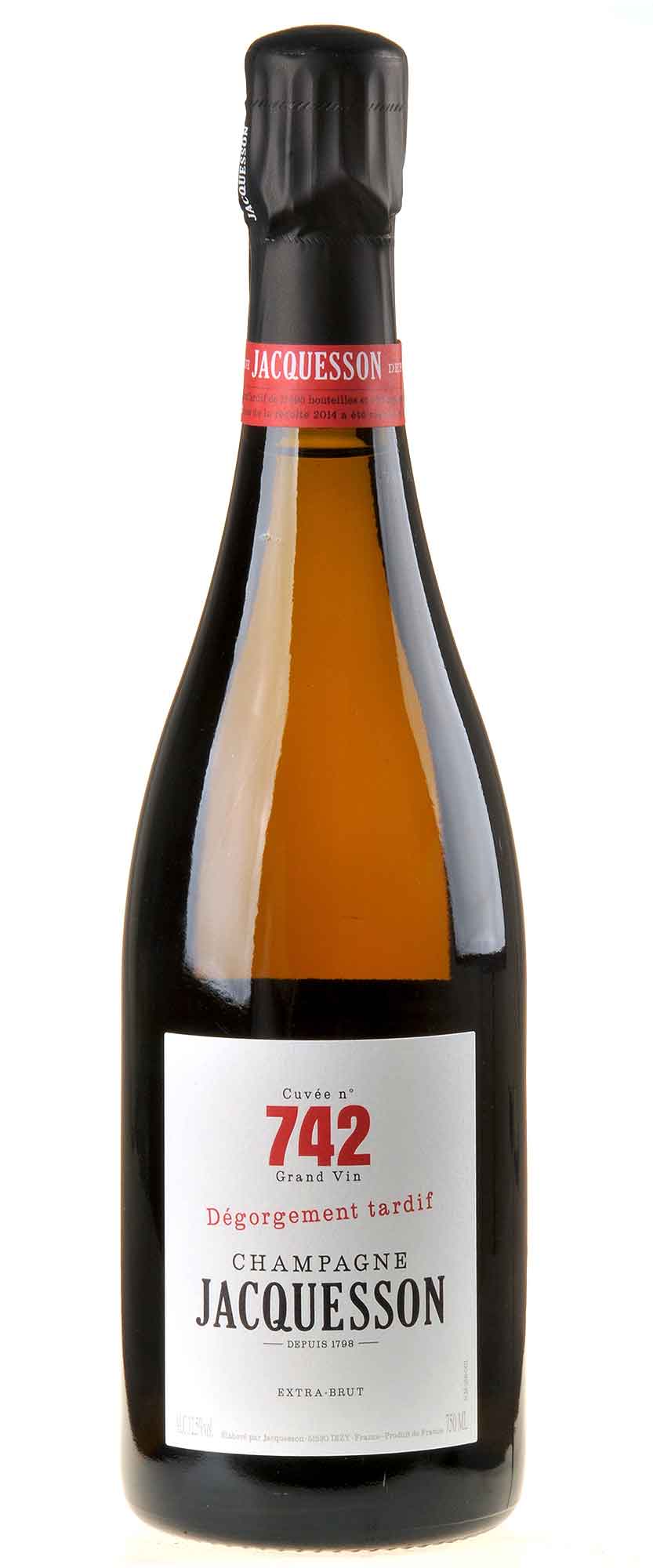 Jacquesson Champagne Extra-Brut Cuvée N°742 Dégorgement Tardif