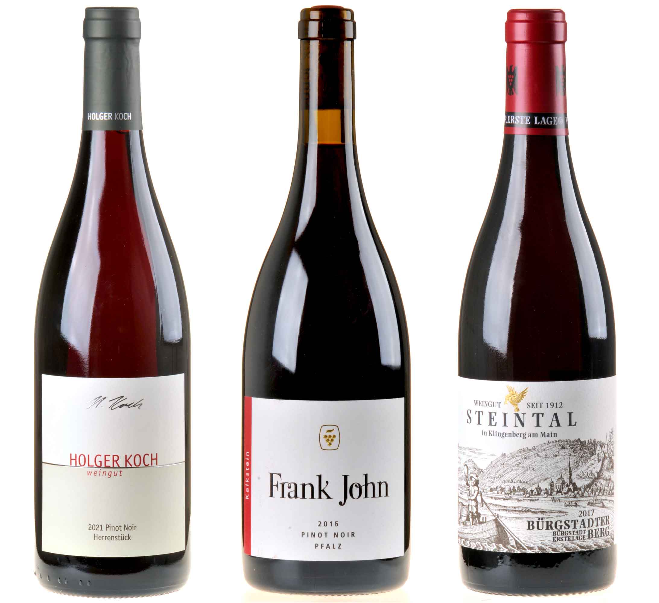 3er-Weinpaket L’Art du Pinot Noir allemand zum vinocentral-Livestream 3 Gläser: Spätburgunder