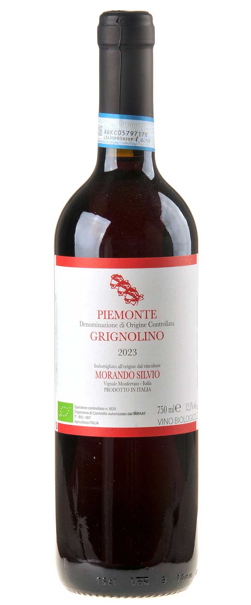 Bild Silvio Morando Grignolino Bio 2023