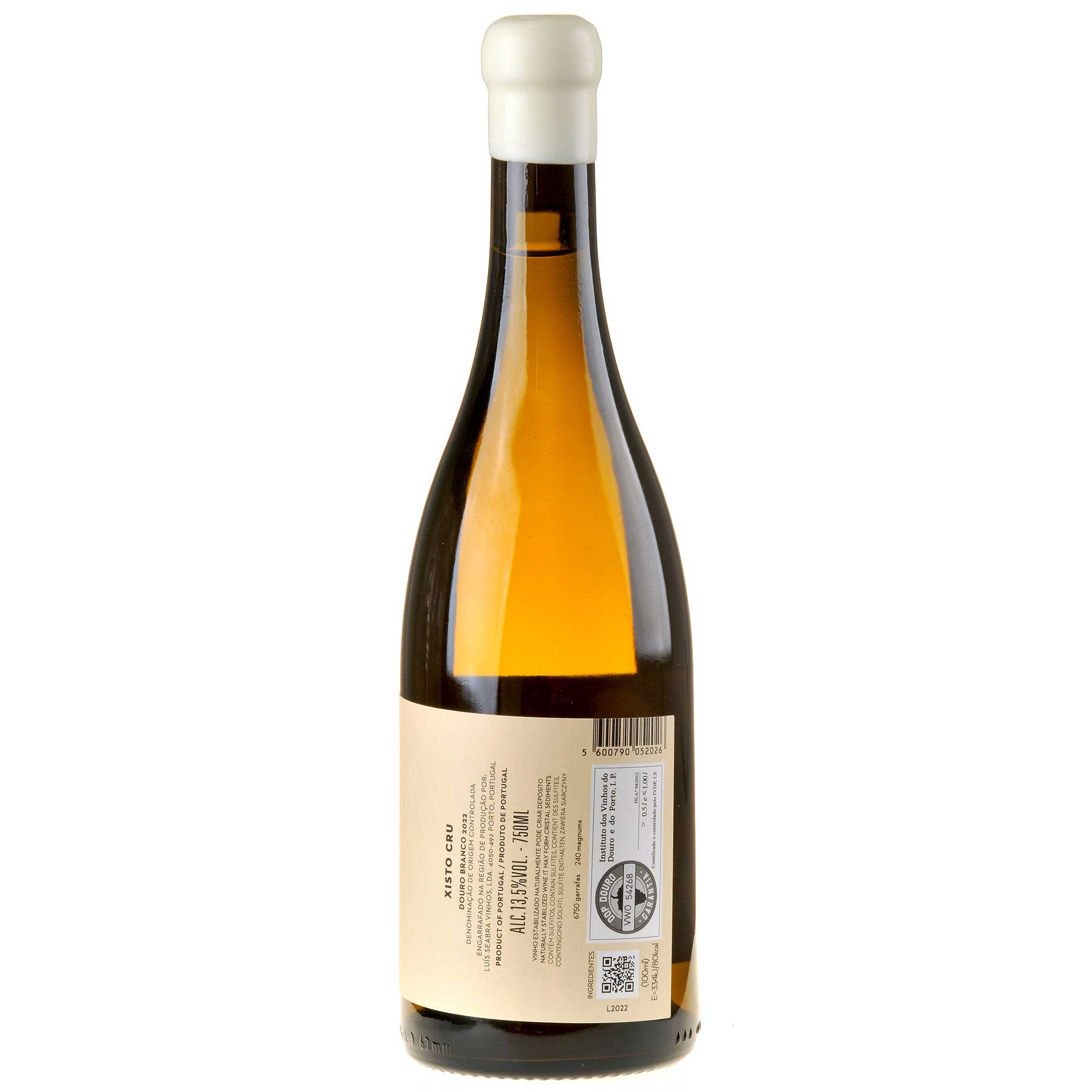 Luis Seabra Vinhos Xisto Cru Branco 2022 Ruecketikett