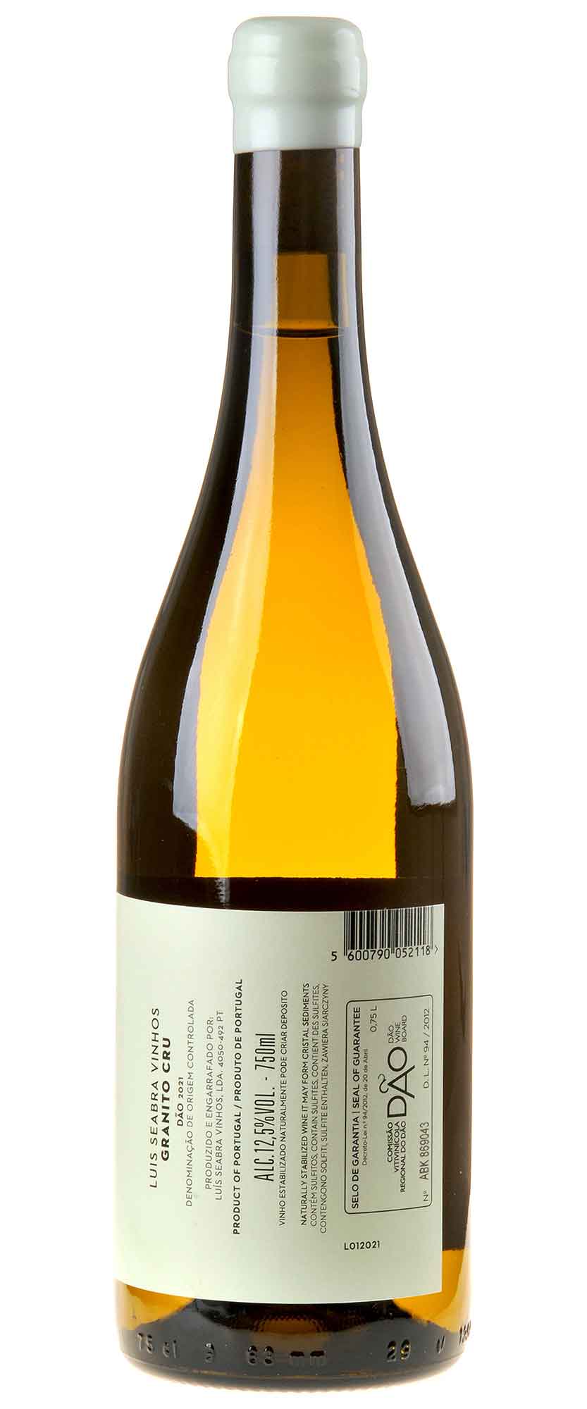 Luis Seabra Vinhos Granito Cru Dão 2021 Rücketikett