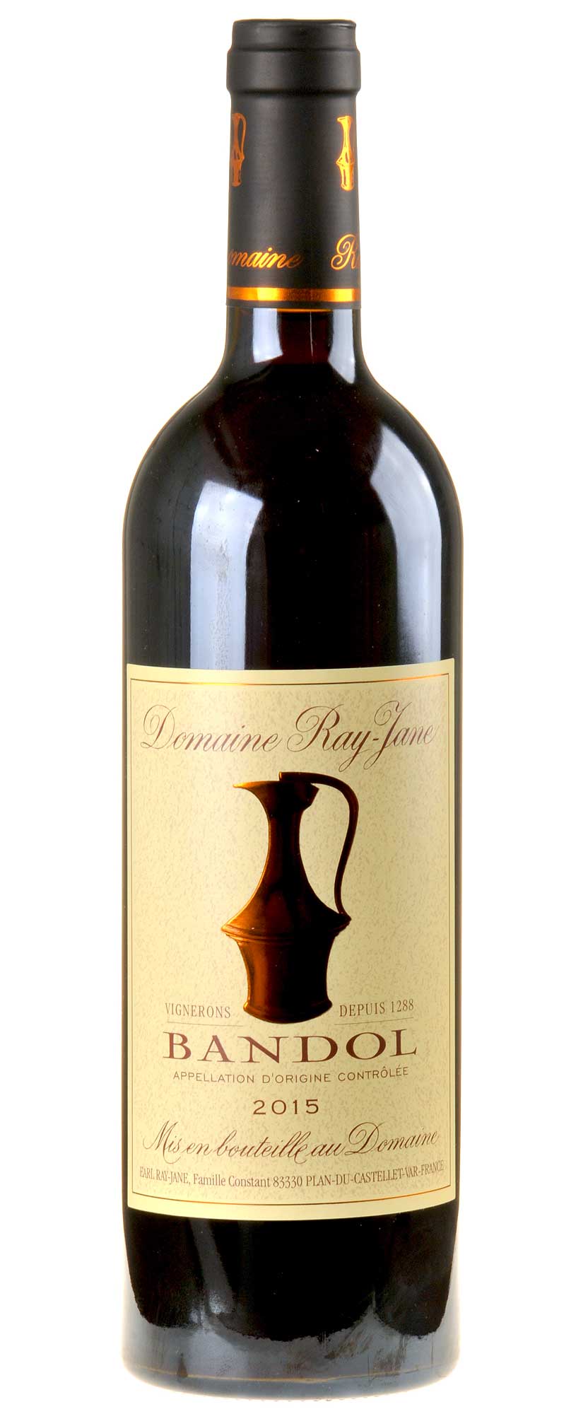 Domaine Ray Jane Bandol Rouge Bio 2015