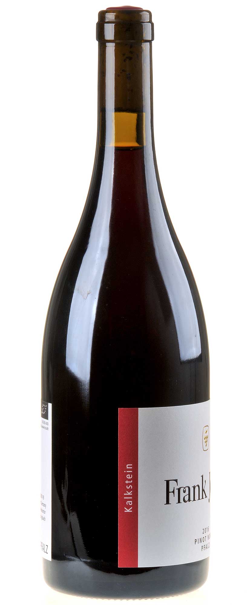 Frank John Pinot Noir Bio 2016 Seitenetikett