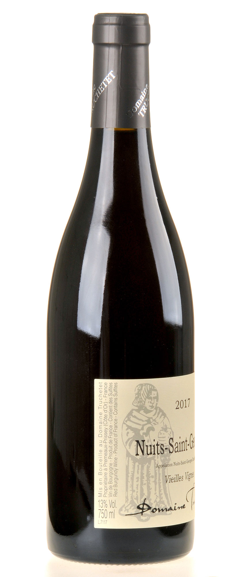 Domaine Truchetet Nuits Saints Georges Vieilles Vignes 2017 Rücketikette
