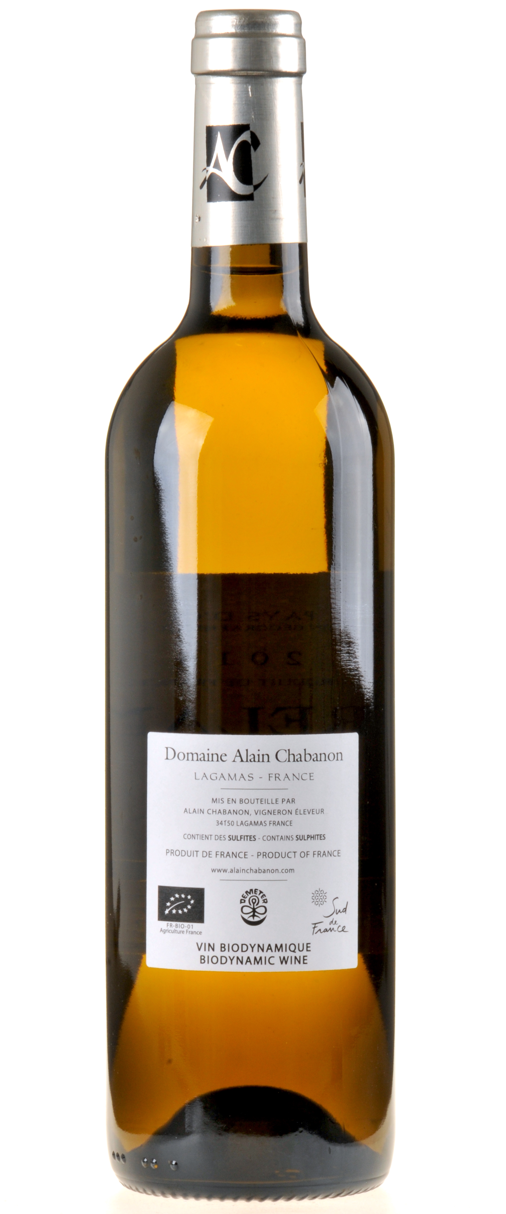 Domaine Alain Chabanon Trelans 2015 Bio Rücketikette