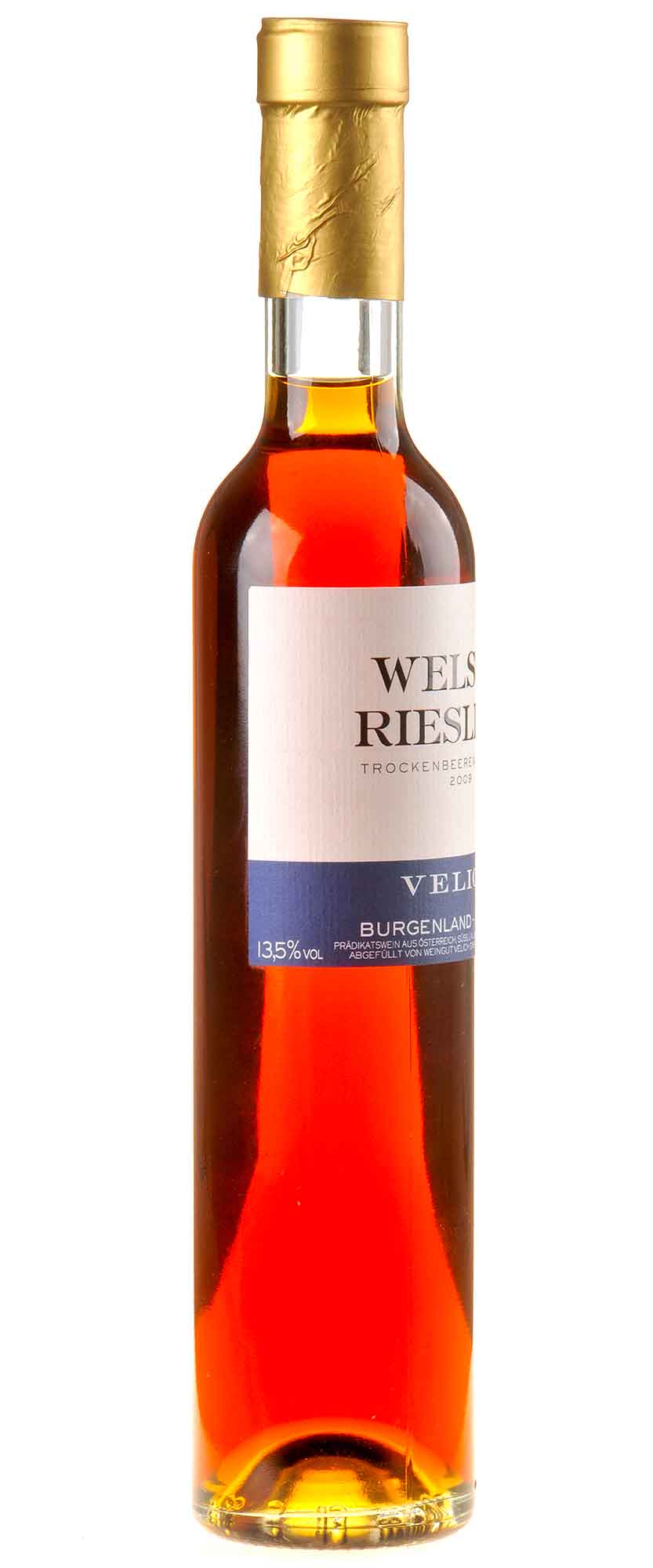 Velich Welschriesling TBA 2009 Seitenetikett