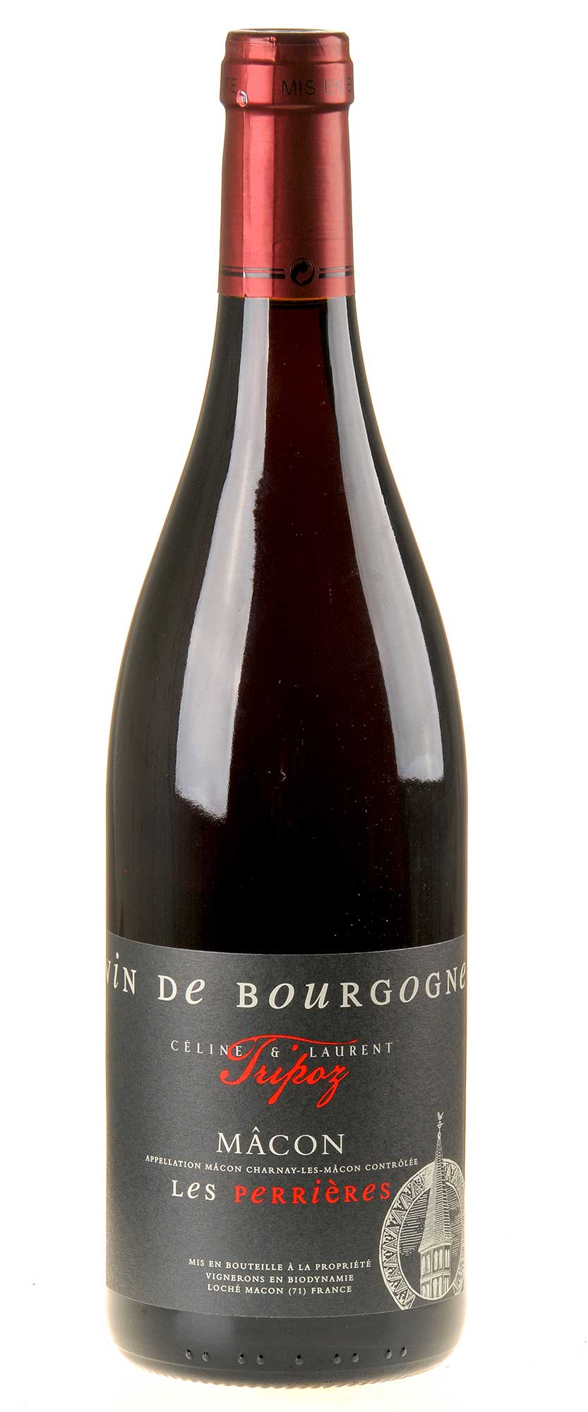 Domaine Céline et Laurent Tripoz Macon Les Perrières Rouge Bio 2019