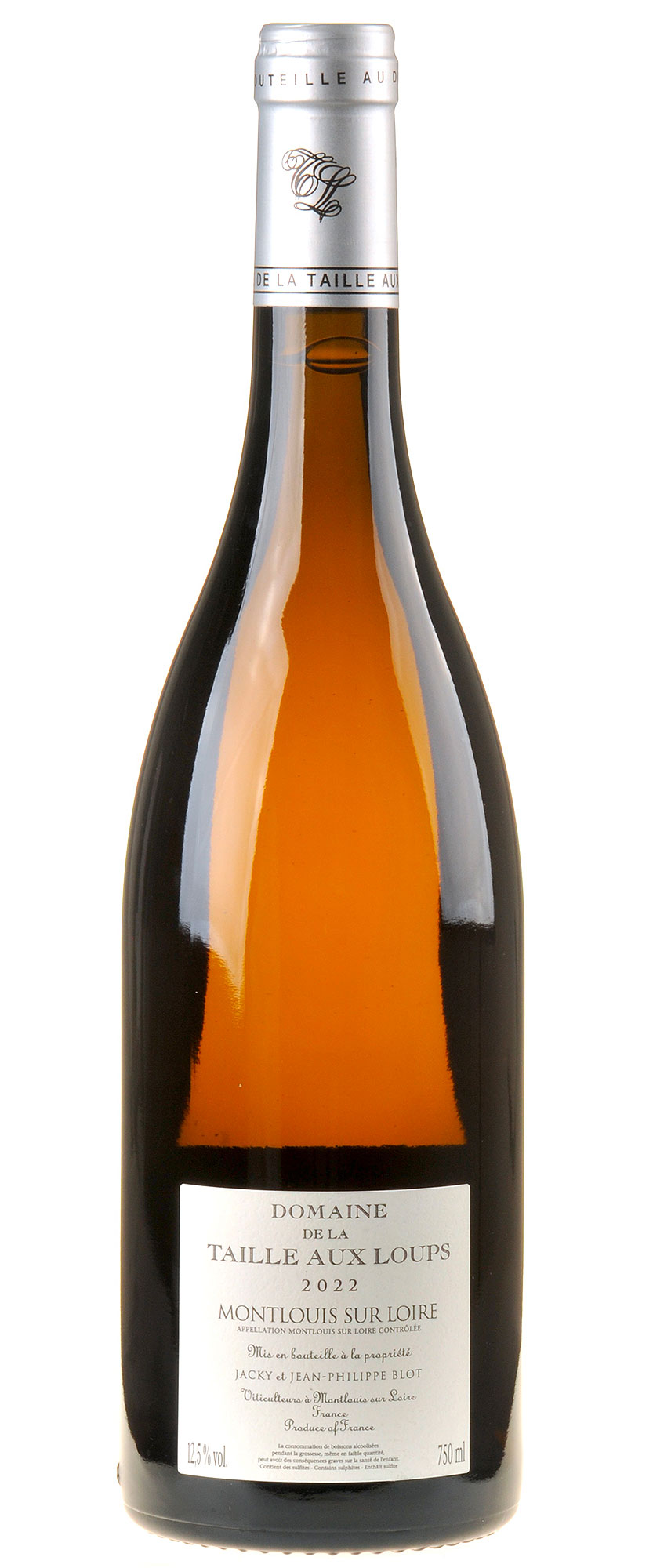 Bild La Taille aux Loups Clos de Mosny Montlouis sur Loire sec 2022 Rücketikett