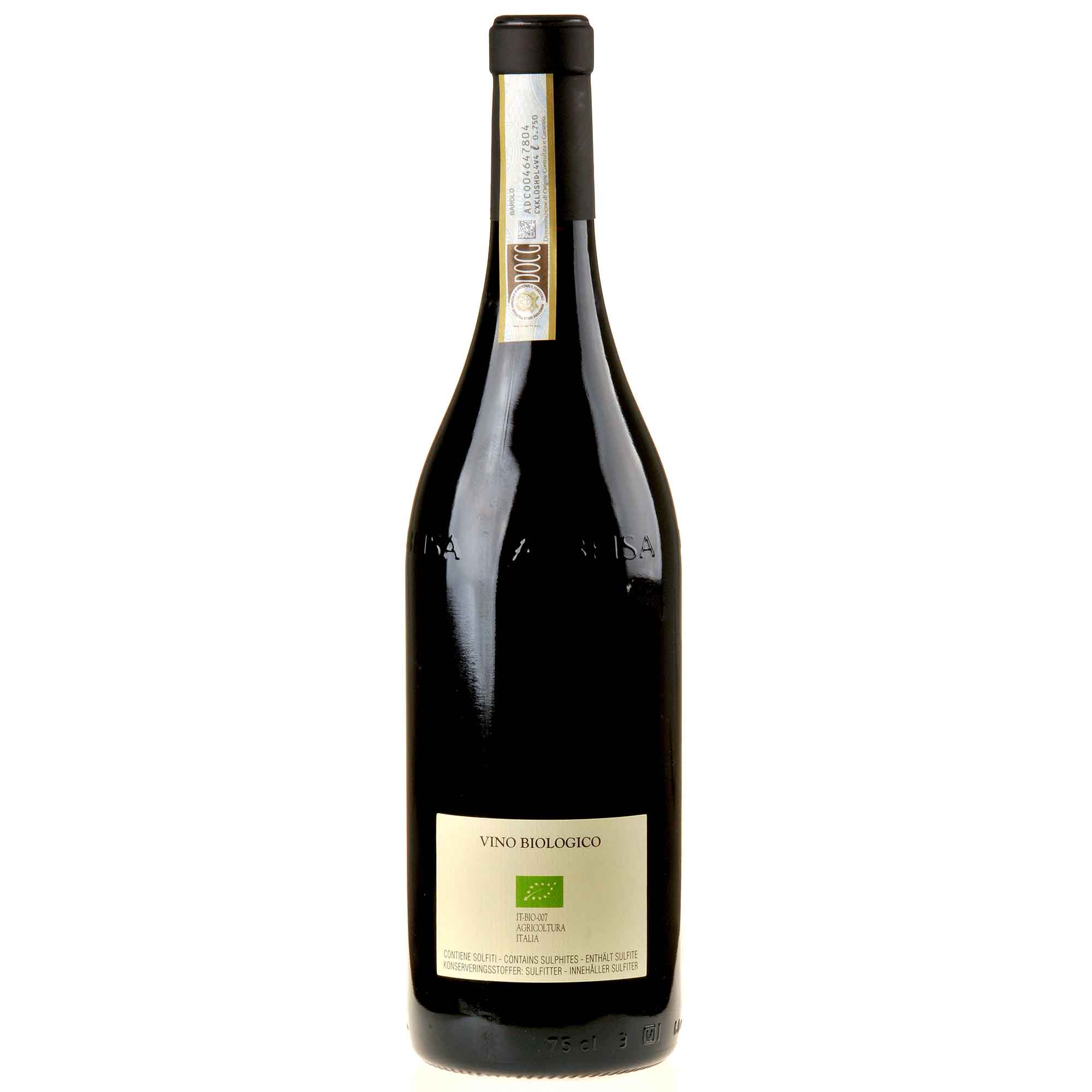 Chiara Boschis Barolo Mosconi Bio 2020 Rücketikett