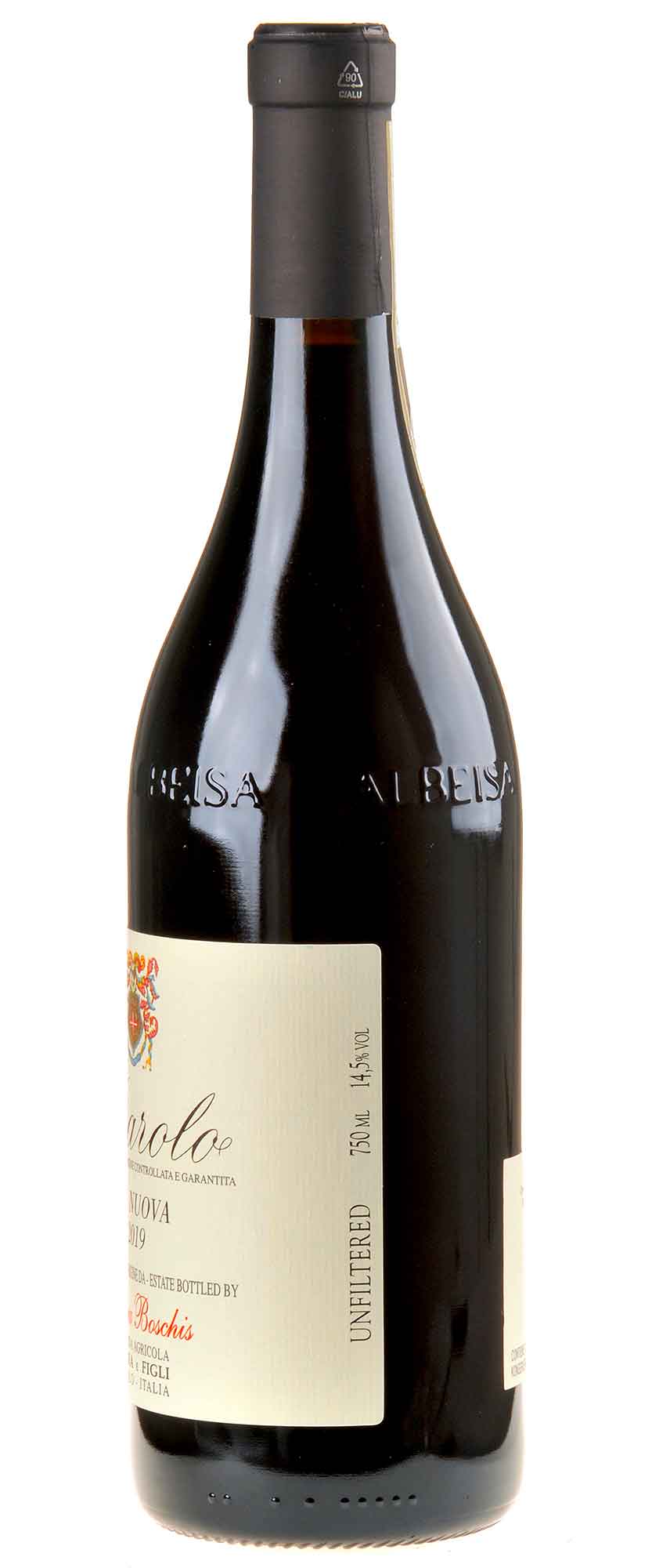 E.Pira & Figli Chiara Boschis Barolo Cannubi Bio 2019 Seitenetikett