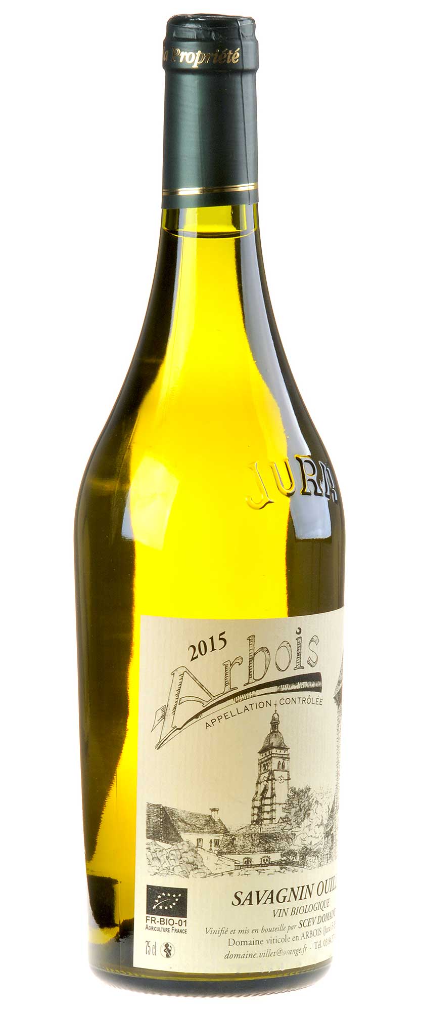 Domaine Villet Savagnin Ouillé Bio 2015 linke Seite