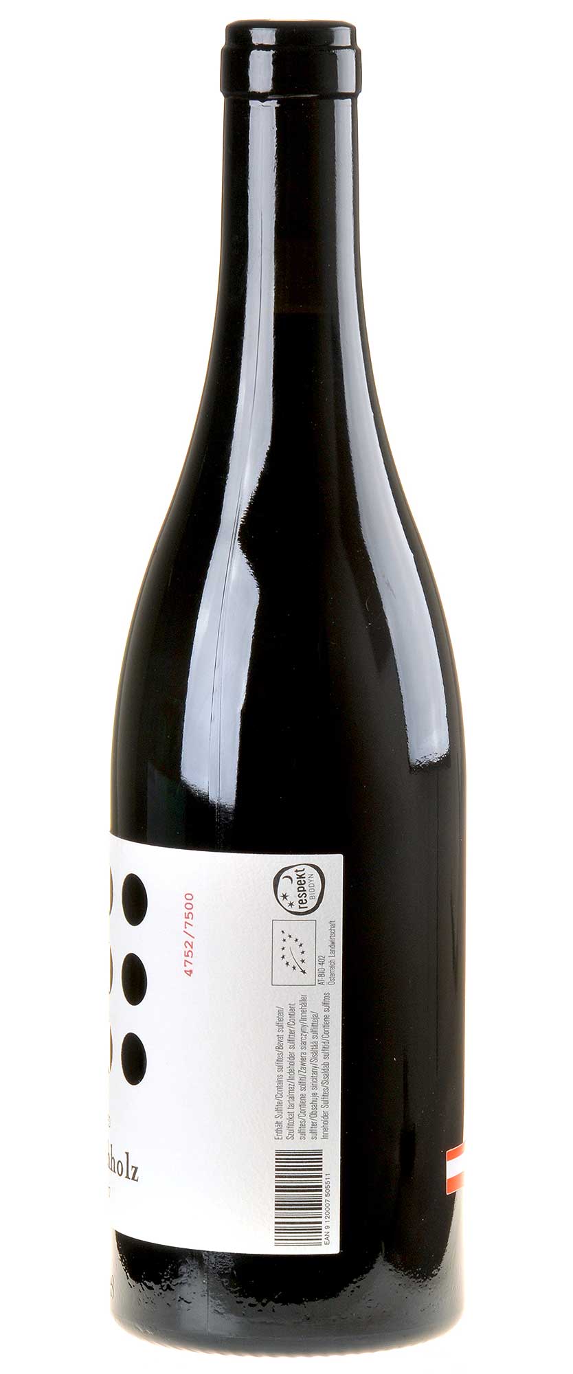 Weingut Weninger Kirchholz Blaufränkisch Bio 2017 Rücketikette