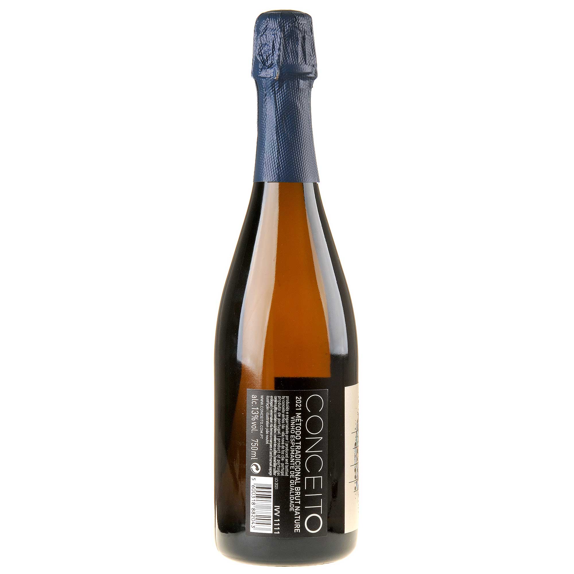 Conceito Vinhos Espumante Brut Nature 2021 Rücketikett