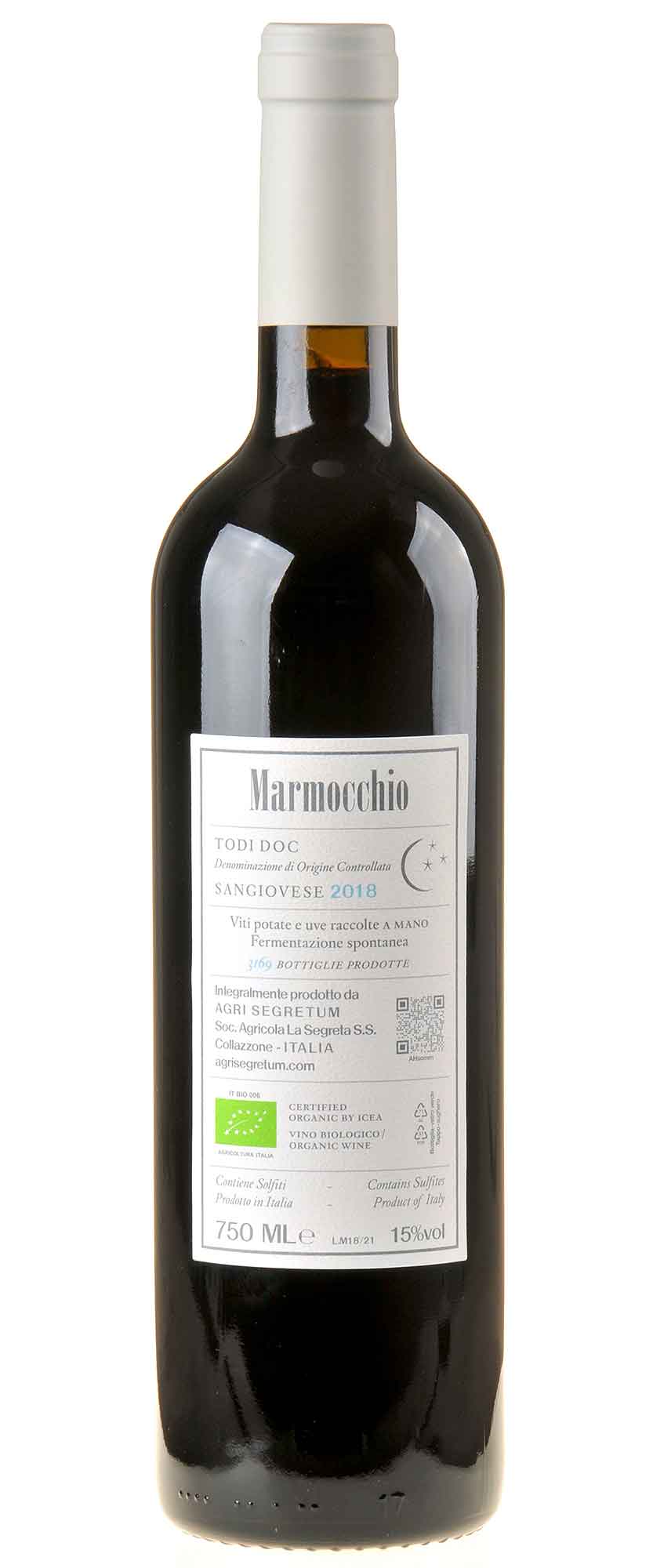 Agri Segretum Marmocchio Bio 2018 Rücketikett