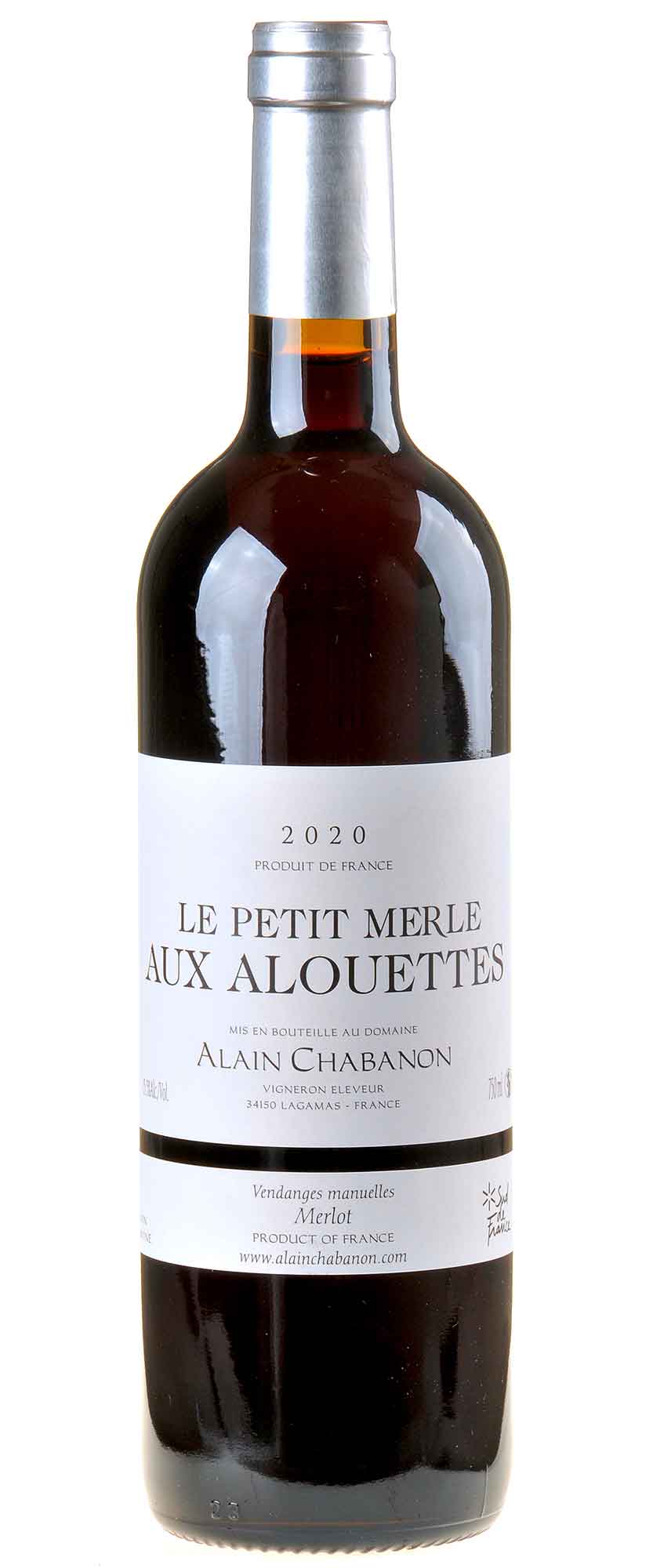 Domaine Alain Chabanon Le Petit Merle aux Alouettes Bio 2020