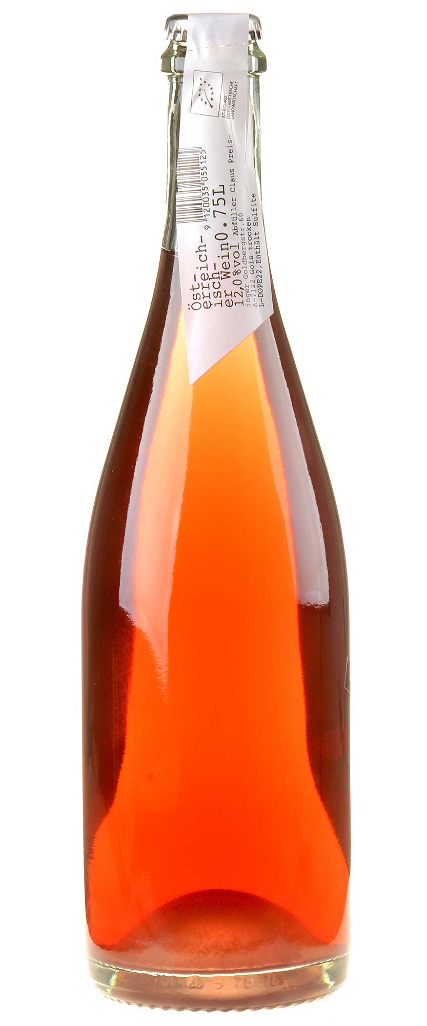 Claus Preisinger DOPE Bio 2022 Rücketikett