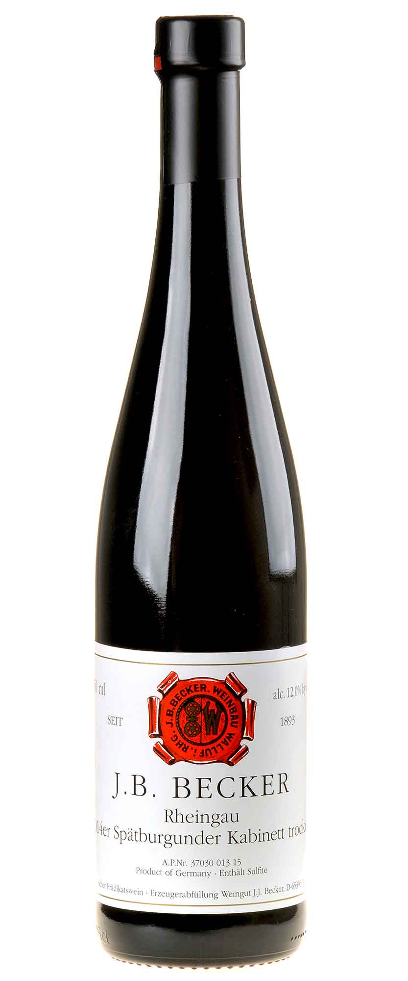 J.B.Becker Spätburgunder Kabinett trocken 2014